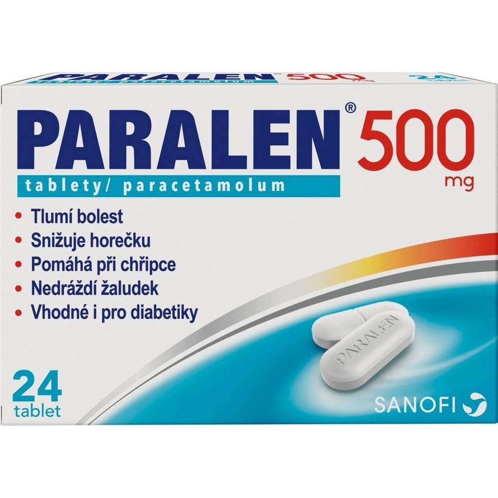 Paralen 500 mg Tablets 24 pcs Paralen 500 mg Tablets 24 pcs
