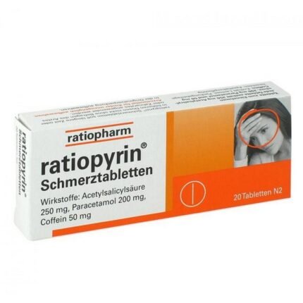 Ratiopyrin Painkillers 20 pcs