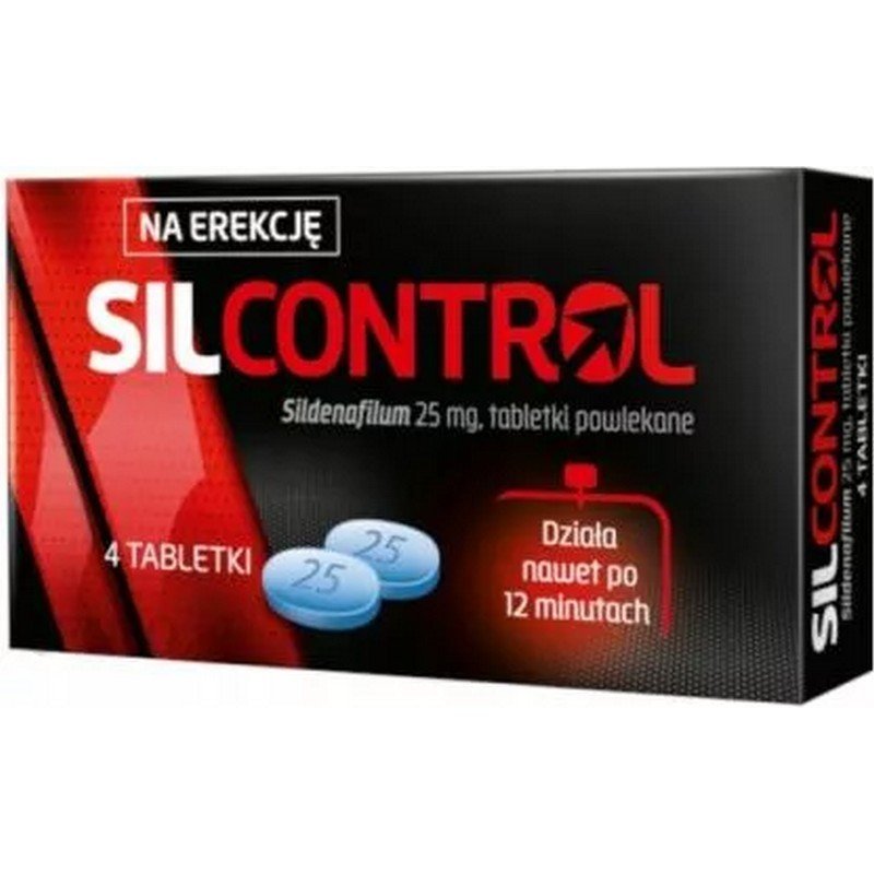 Silcontrol 25 mg tablets 4 pcs Silcontrol 25 mg tablets 4 pcs