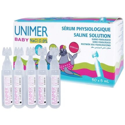 Unimer Baby Sodium Chloride 0.9% 5 ml ampoules × 50 pcs