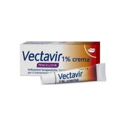 Vectavir 1% Cream for the Treatment of Herpes Labialis, 2 g