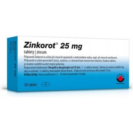 Zinkorot 25 mg Tablets 50 pcs
