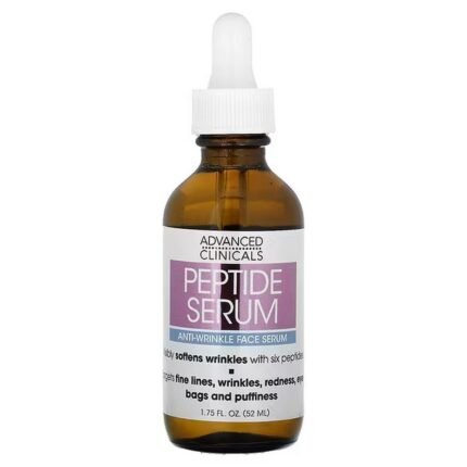 Advanced Clinicals, Peptide Serum, Peptide Serum, Anti-Wrinkle Facial Serum, 52 ml (1.75 fl. oz.), Advanced Clinicals, сыворотка для лица с пептидами, против морщин, 52 мл (1