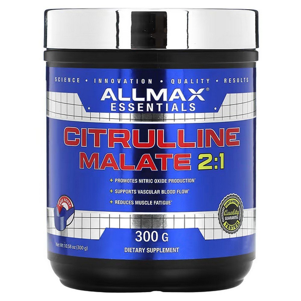 ALLMAX, citrulline malate, neutral flavor (300 g), ALLMAX, цитруллина малат ALLMAX, citrulline malate, neutral flavor (300 g), ALLMAX, цитруллина малат