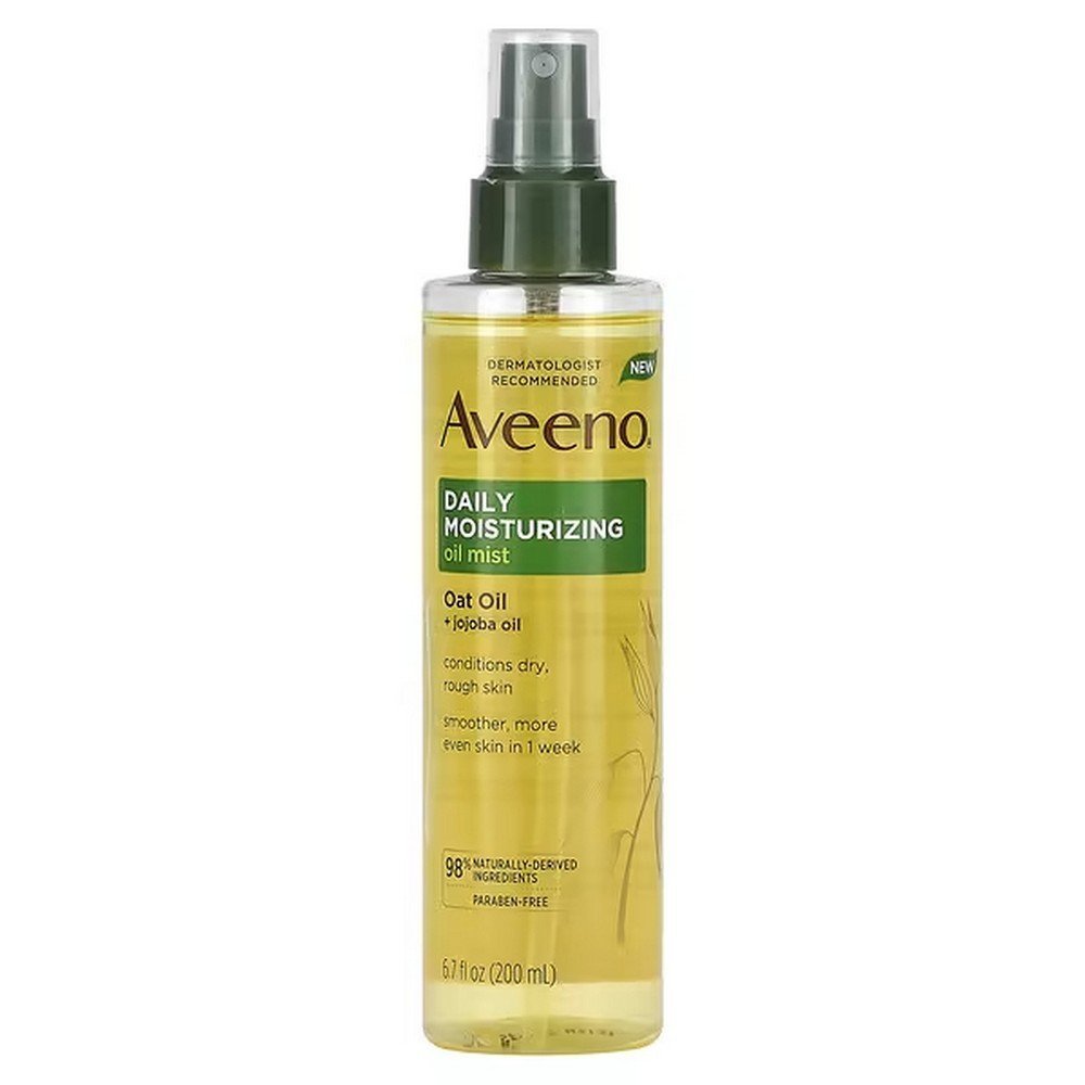 Aveeno, Daily Moisturizing Oil Mist, Oat Oil + Jojoba Oil, 6.7 fl. oz. (200 ml), Aveeno, Ежедневный увлажняющий масляный спрей, овсяное масло и масло жожоба, 200 мл (6 Aveeno, Daily Moisturizing Oil Mist, Oat Oil + Jojoba Oil, 6.7 fl. oz. (200 ml), Aveeno, Ежедневный увлажняющий масляный спрей, овсяное масло и масло жожоба, 200 мл (6