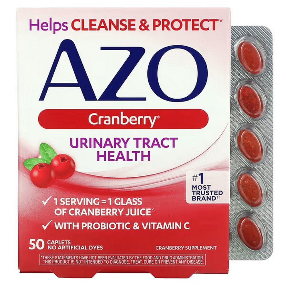 Azo, Cranberry, Urinary Tract Health, 50 Softgels, Azo, Клюква, здоровье мочевыводящих путей Azo, Cranberry, Urinary Tract Health, 50 Softgels, Azo, Клюква, здоровье мочевыводящих путей