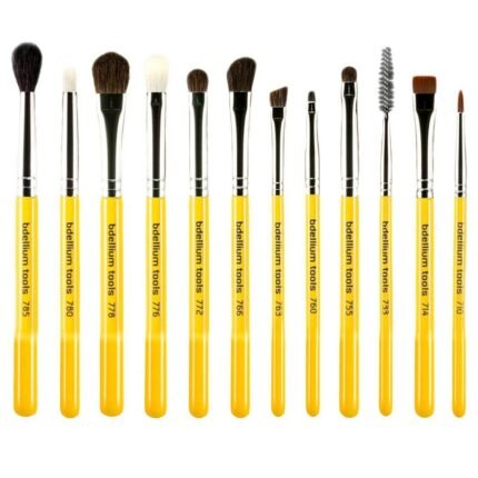 Bdellium Tools, Studio Series, Eyes Brush Set and Pouch, 12 Pc Set, Bdellium Tools, Studio Kollektion, Augenpinsel Set und Beutel
