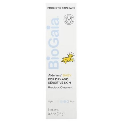 BioGaia, Aldermis Baby Probiotic Ointment, Dry and Sensitive Skin, 0.8 oz (23 g), BioGaia, Детская пробиотическая мазь из альдермиса, для сухой и чувствительной кожи, 23 г (0