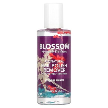 Blossom, All-Natural Nail Polish Remover, Lavender, 2 fl oz (59 ml), Blossom, Nagellackentferner, Lavendel