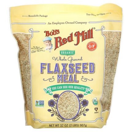 Bob’s Red Mill, Organic Flaxseed Meal, Whole Milled, 907 g (32 oz.), Bob’s Red Mill, Bio-Leinsamenmehl, ganz gemahlen