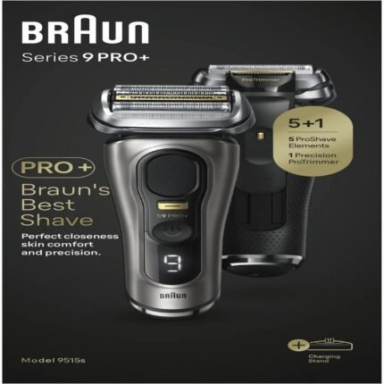 Braun Series 9 PRO+ Electric Shaver, Charging Stand, Wet & Dry, 9515s