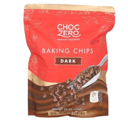 ChocZero, Baking Chips, Chocolate Chips for Baking, Dark, 560 g (20 oz.), ChocZero, Baking Chips, Schokoladenstückchen zum Backen, dunkel