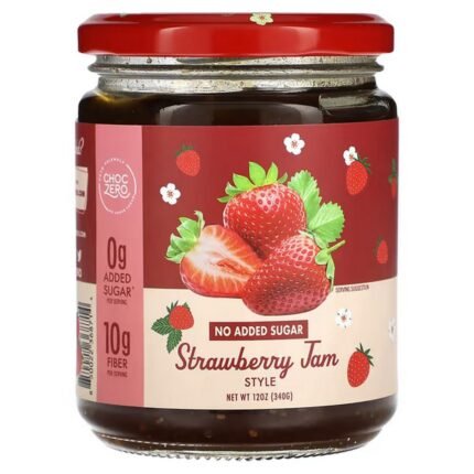 ChocZero, Strawberry Jam Style, 340 g (12 oz.), ChocZero, Strawberry Jam Style, Marmeladenart mit Erdbeere