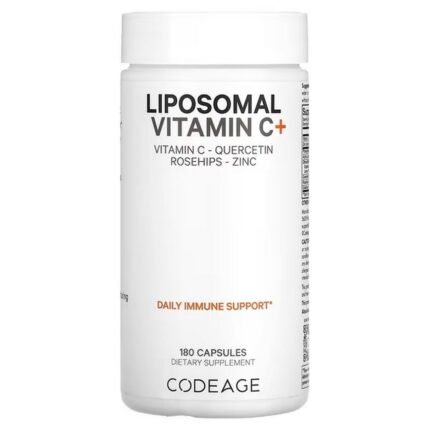 Codeage, Vitamins, Liposomal Vitamin C+, Vitamin C, Quercetin, Rosehip, Zinc, 180 Capsules, Codeage, витамины, липосомальный витамин C+, витамин C, кверцетин, шиповник, цинк