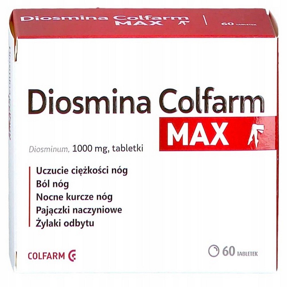 COLFARM Diosmina MAX 1000mg 60 tablets COLFARM Diosmina MAX 1000mg 60 tablets