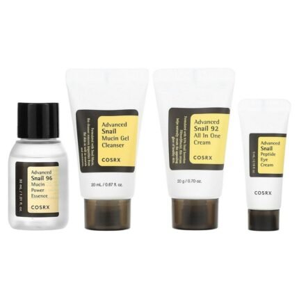 CosRx, All About Snail Kit, 4 Piece Kit, CosRx, Alles über Schnecken-Set