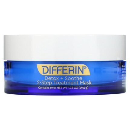 Differin, Detox + Soothe, 2-Step Treatment Beauty Mask, 1.75 oz (49.6 g), Differin, Detox + Soothe, Beauty-Maske in 2 Schritten, 49, 6 g (1