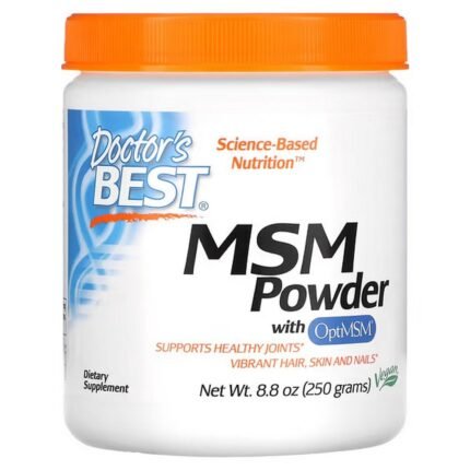 Doctor’s Best, MSM Powder with OptiMSM, 250 g (8.8 oz.), Doctor’s Best, Порошок МСМ с OptiMSM, 250 г (8