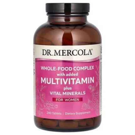 Dr. Mercola, Whole-Food Complex with additional multivitamin plus vital minerals, for women, 240 tablets, Dr. Mercola, Whole-Food Complex mit zusätzlichem Multivitamin plus lebenswichtigen Mineralstoffen, für Frauen