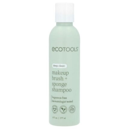 EcoTools, Makeup Brush + Sponge Shampoo, Fragrance Free, 6 fl oz (177 ml), EcoTools, Make-up-Pinsel + Schwamm-Shampoo, ohne Duftstoffe