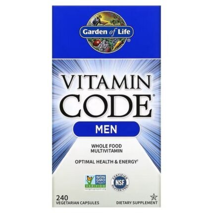 Garden of Life, Vitamin Code, Whole Food Multivitamin for Men, 240 Vegetable Capsules, Garden of Life, Vitamin Code, Vollwert-Multivitamin für Männer