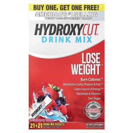 Hydroxycut, Weight Loss Drink Mix, “Wildberry Blast”, 42 packets, 2.5 g, Hydroxycut, Weight Loss Drink Mix, Trinkmischung für die Gewichtsreduktion, „Wildberry Blast“, 42 Päckchen, 2
