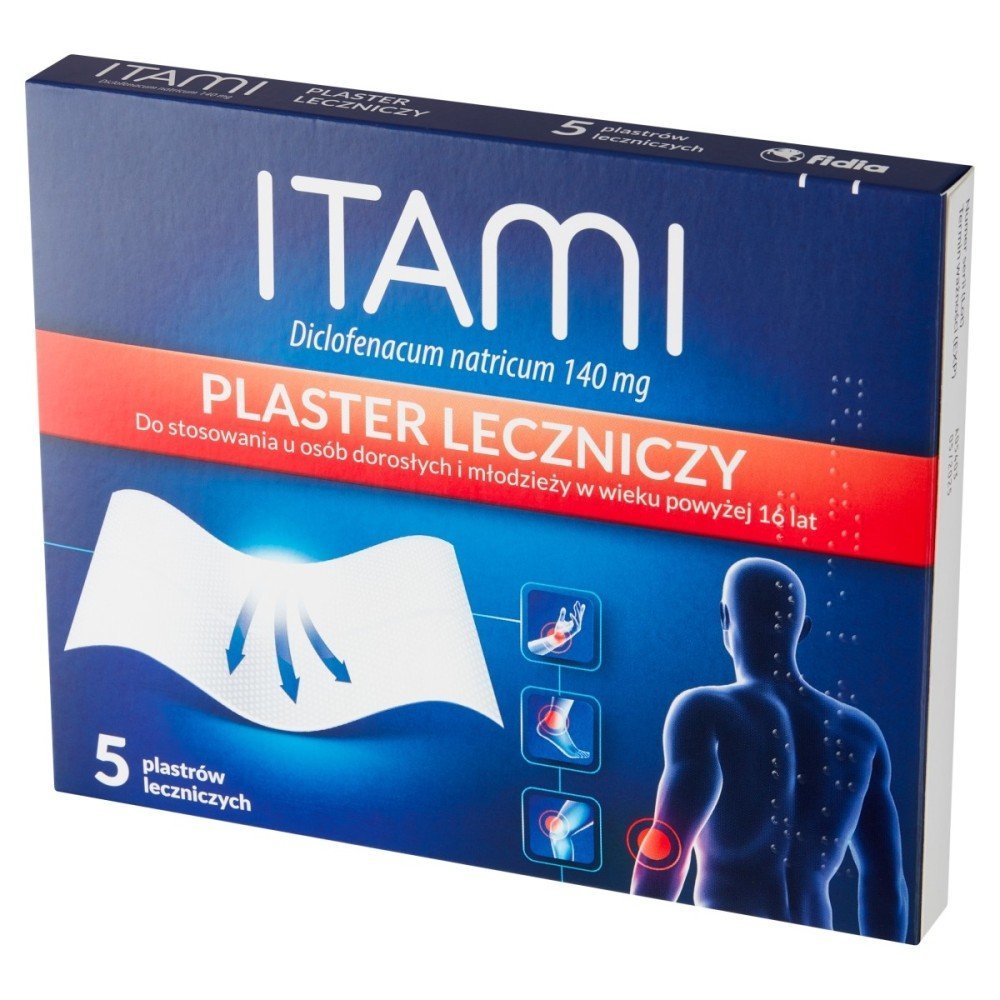 Itami medicinal patch 140mg 5 pieces Itami medicinal patch 140mg 5 pieces