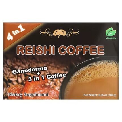 Longreen, 4 in 1 Reishi Coffee, 10 Bags, 180g (6.35 oz.), Longreen, 4 in 1 Reishi-Kaffee, 10 Beutel, 180 g (6