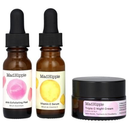 Mad Hippie, Skin Brightening Routine Kit, 3 Piece Kit, Mad Hippie, Hautaufhellendes Routine-Set