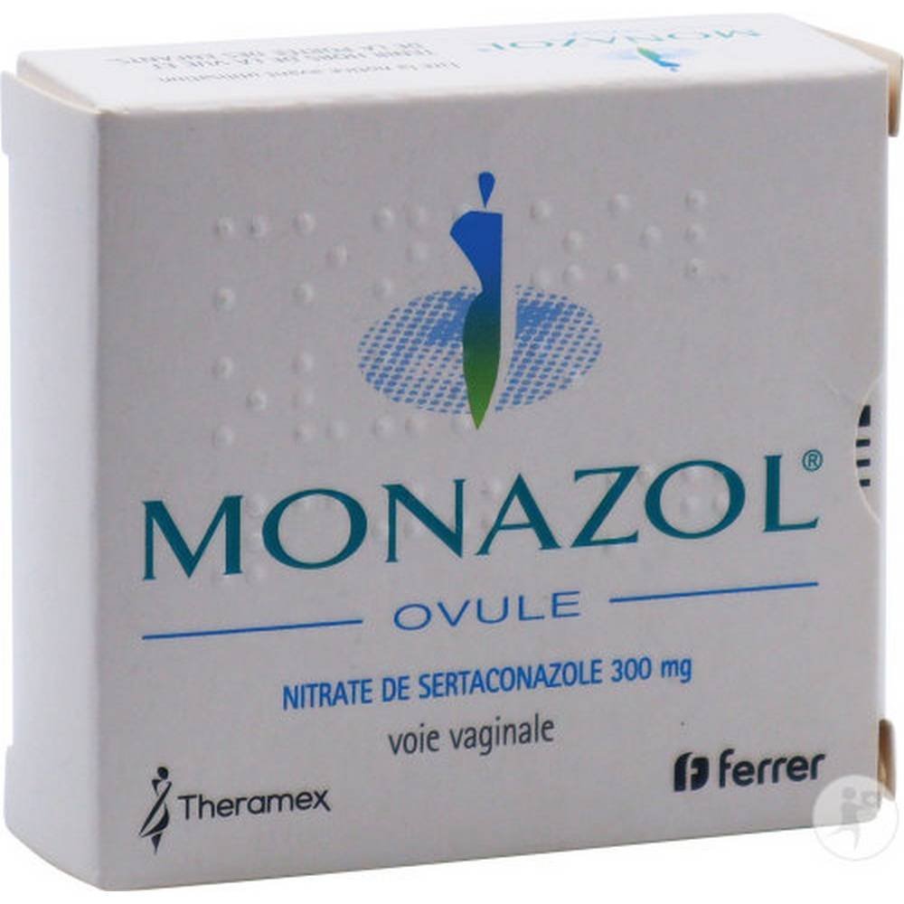 Monazol Ovule Nitrate De Sertaconazole 1x300mg Monazol Ovule Nitrate De Sertaconazole 1x300mg