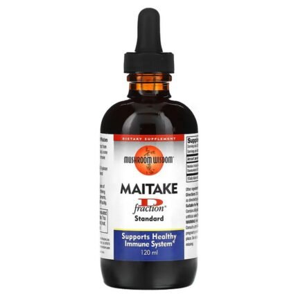 Mushroom Wisdom, Maitake, D-Fraction, Standard, 120 ml, Mushroom Wisdom, Pilz-Weisheit, Maitake, D-Fraktion, Stundard