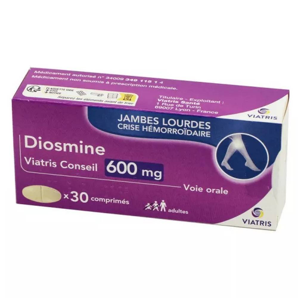 Mylan Diosmine 600mg Mylan Diosmine 600mg