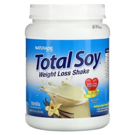 Naturade, Total Soy, Soy-Based Weight Loss Shake, Vanilla, 540 g (1.12 lbs), Naturade, Total Soy, Abnehm-Shake auf Sojabasis, Vanille, 540 g (1