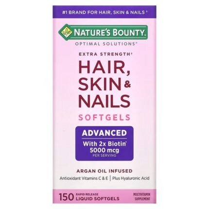 Nature’s Bounty, Optimal Solutions, Extra Strength Hair, Skin & Nails, 150 quick-release liquid softgels, Nature’s Bounty, Optimal Solutions, extrastarke Haare, Haut und Nägel