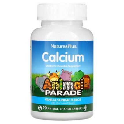 NaturesPlus, Source of Life, Animal Parade, Calcium, 90 Animal Shaped Tablets, NaturesPlus, Source of Life, Animal Parade, кальций
