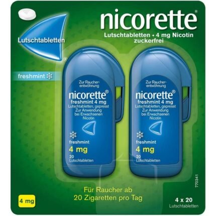 NICORETTE freshmint 2 mg pressed lozenges