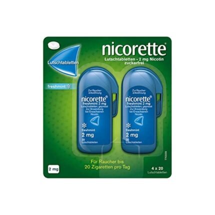 NICORETTE freshmint 2 mg pressed lozenges