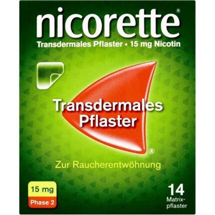 NICORETTE TX plaster 15 mg