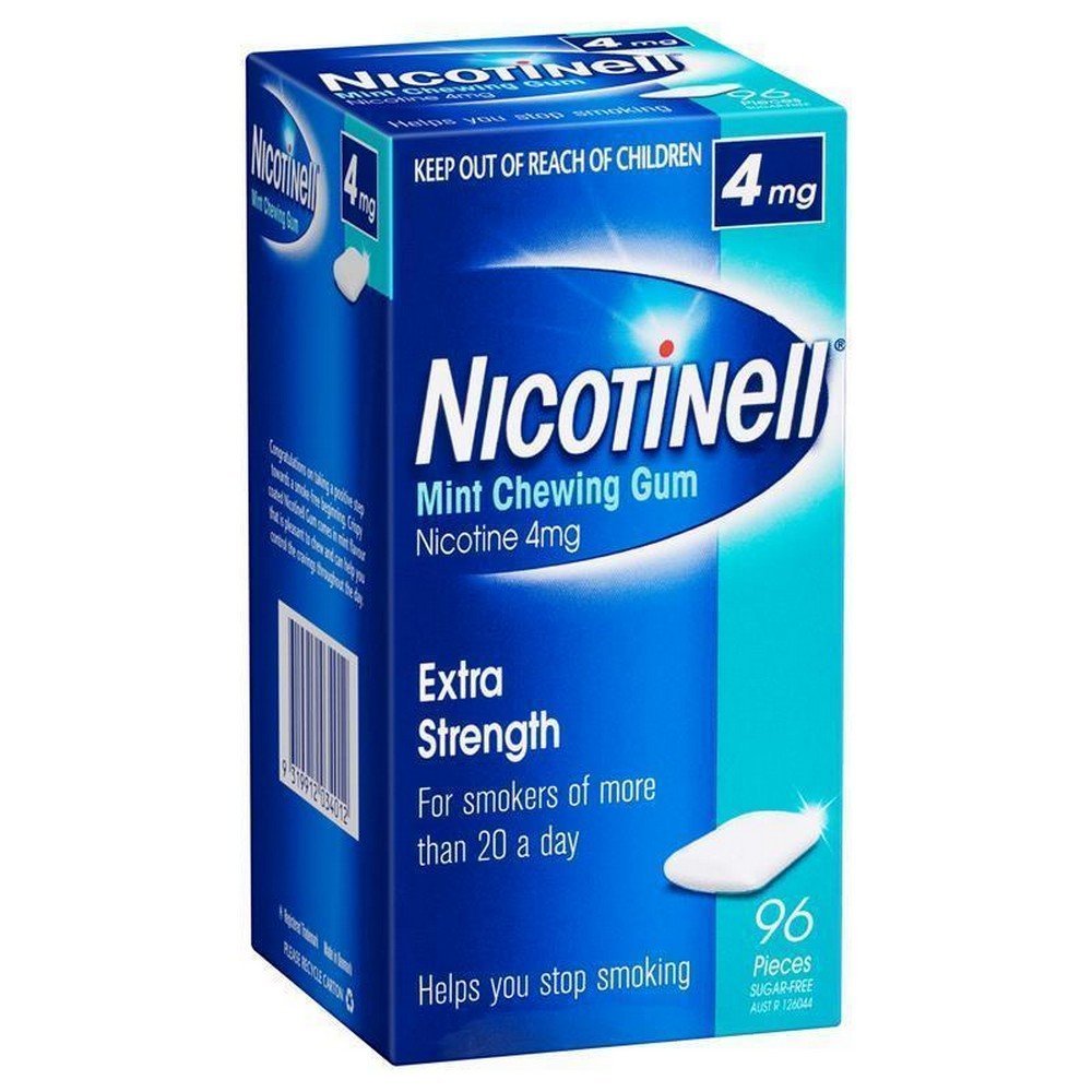 NICOTINELL chewing gum Cool Mint 4 mg NICOTINELL chewing gum Cool Mint 4 mg