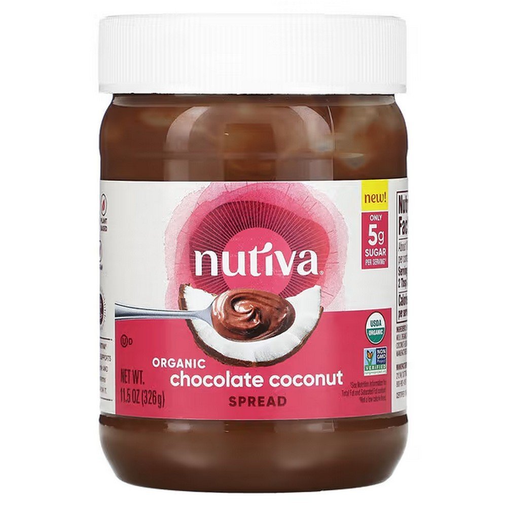 Nutiva, Organic Chocolate Coconut Spread, 11.5 oz (326 g), Nutiva, Bio-Schoko-Kokosnuss-Aufstrich, 326 g (11 Nutiva, Organic Chocolate Coconut Spread, 11.5 oz (326 g), Nutiva, Bio-Schoko-Kokosnuss-Aufstrich, 326 g (11