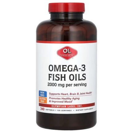 Olympian Labs, Omega-3 Fish Oils, Omega-3 Fish Oil, 2, 000 mg, 240 Softgels (1, 000 mg per softgel), Olympian Labs, Omega-3 Fish Oils, Omega-3-Fischöl, 2.000 mg
