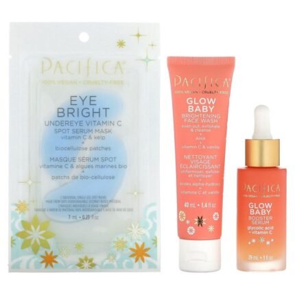 Pacifica, Glow Baby Skincare Kit, 3 Piece Set, Pacifica, Glow Baby-Hautpflegeset