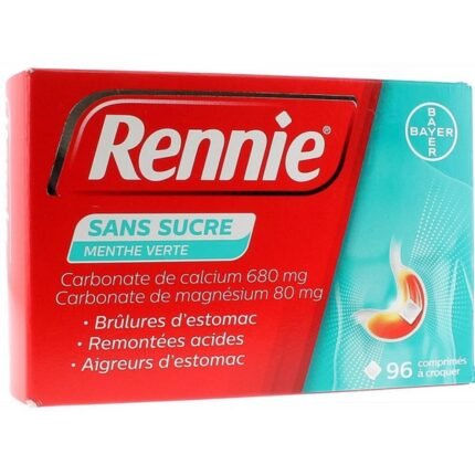 Rennie Spearmint Sugar Free 96