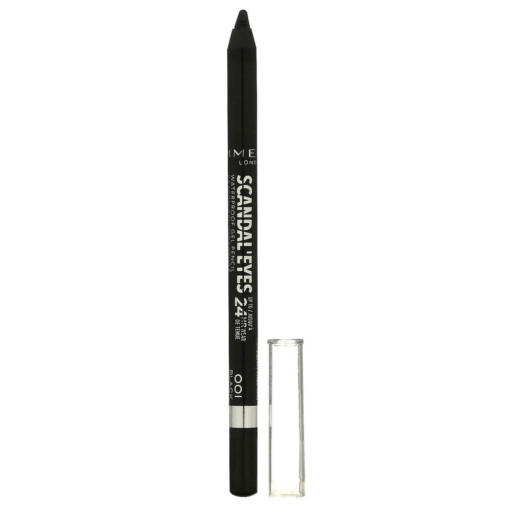 Rimmel London, Scandal’Eyes, Waterproof Gel Pencil, 001 Black, (1.3 g), Rimmel London, Scandaleyes, wasserfester 24-Stunden-Kajal, 001 Black, 1 Rimmel London, Scandal’Eyes, Waterproof Gel Pencil, 001 Black, (1.3 g), Rimmel London, Scandaleyes, wasserfester 24-Stunden-Kajal, 001 Black, 1