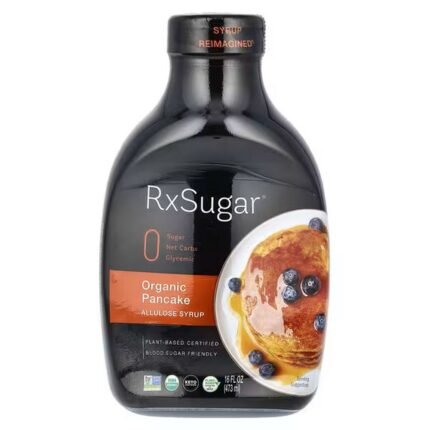 RxSugar, Organic Pancake Allulose Syrup, Organic Pancake Allulose Syrup, 16 fl. oz. (473 ml);RxSugar, Organic Pancake Allulose Syrup, Bio-Pfannkuchen-Allulose-Sirup