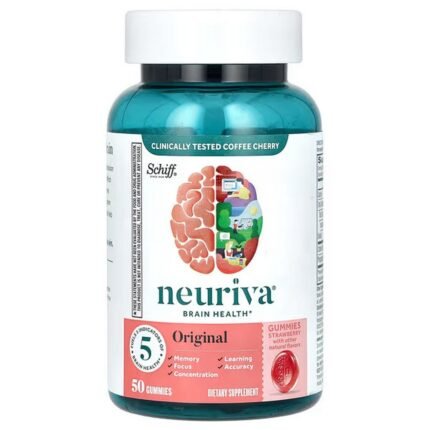 Schiff, Neuriva Brain Performance, Original, Strawberry, 50 gummies, Schiff, Neuriva Brain Performance, Original, Erdbeere