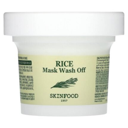 SKINFOOD, Rice Mask Wash Off, 4.23 oz (120 g), SKINFOOD, Reismaske zum Abwaschen, 120 g (4