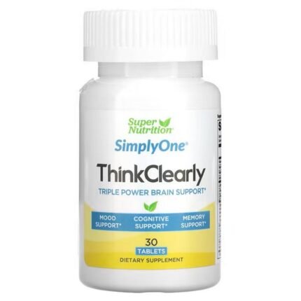 Super Nutrition, SimplyOne, Think Clearly, 30 tablets, Super Nutrition, SimplyOne, Think Clearly