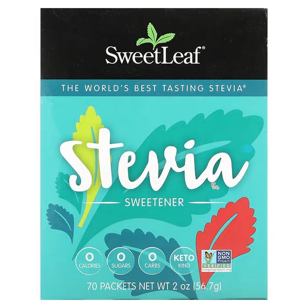 Wisdom Natural, SweetLeaf, Stevia Sweetener, 70 Packets, 0.8 g (0.028 oz.) Each, Wisdom Natural, SweetLeaf, Stevia-Süßstoff, 70 Päckchen, je 0, 8 g (0 Wisdom Natural, SweetLeaf, Stevia Sweetener, 70 Packets, 0.8 g (0.028 oz.) Each, Wisdom Natural, SweetLeaf, Stevia-Süßstoff, 70 Päckchen, je 0, 8 g (0